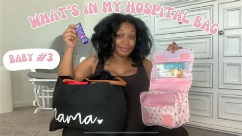 What To Pack In Your Hospital Bag 🤰🏽 Labor And Delivery Stop Over Packing Hospitalbag