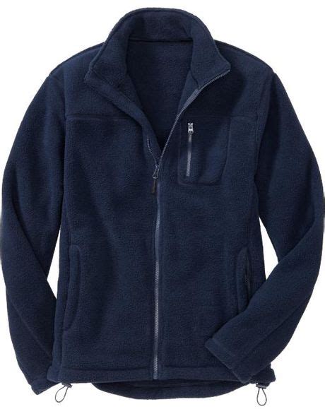 Old Navy Heavy Weight Performance Fleece Jackets In Blue For Men Ink