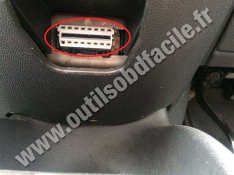 Obd Stecker In Vauxhall Corsa C Rhd Einfach Ihren