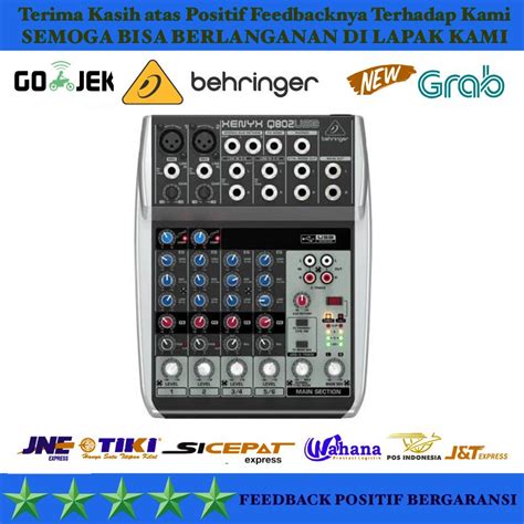 Jual Harga Murah Mixer Behringer Xenyx Q Usb Channel Di