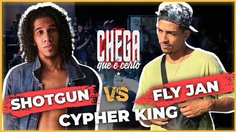 SHOTGUN vs FLY JAN at CHEGA QUE É CERTO 2023 CYPHER KING