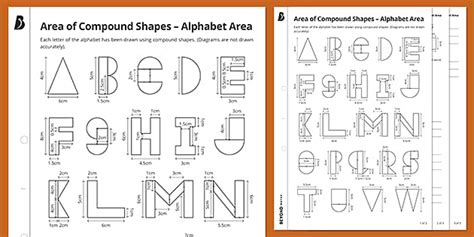 Area Of Compound Shapes Worksheet Ks Maths Beyond