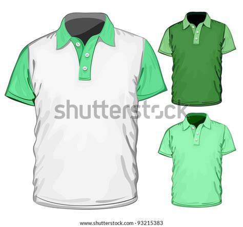 Vector Mens Poloshirt Design Template Stock Vector Royalty Free