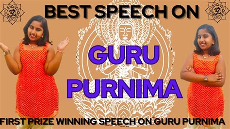 Guru Purnima Speech In English Minute Speech On Guru Purnima