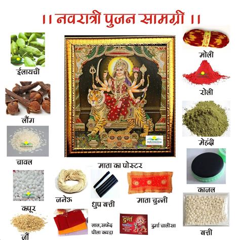 Buy Himshikhar Green World Pooja Samagri Nav Devi Pujan Kit