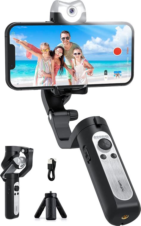 Hohem ISteady V2S Gimbal Stabilizer Smartphone 3 Axis Gimbal With AI