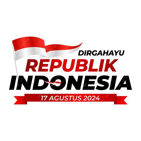 Spanduk Hari Kemerdekaan Indonesia 17 Agustus 2024 Vektor Hari Kemerdekaan Indonesia 2024