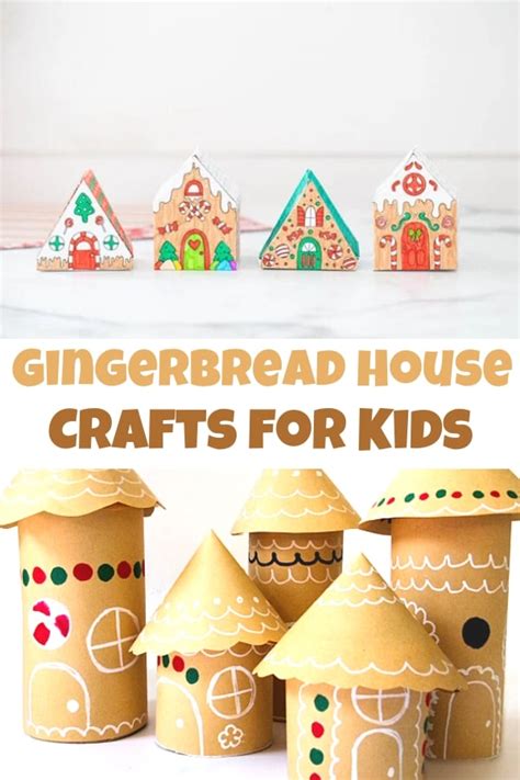 10 Best Gingerbread House Crafts for Kids - Kidz Craft Corner