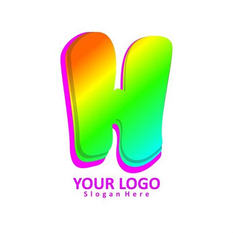 Premium Vector Vector Gradient Letter H Logo Design Template