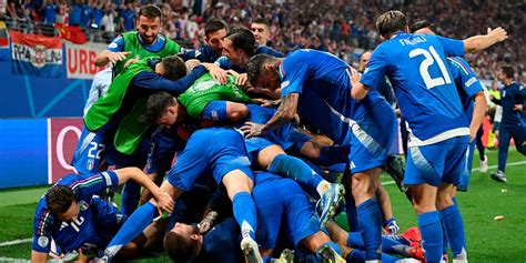 Italia Pareggia Al Minuto Contro La Croazia Un Eurogoal Di