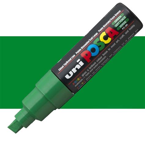 Posca Pc 8K Chisel Tip Ed Paint Marker Green HobbyShop Ie