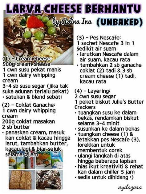 Resepi Kek Coklat Cheese Kukus Azlina Ina Resepi Kek Coklat Cheese