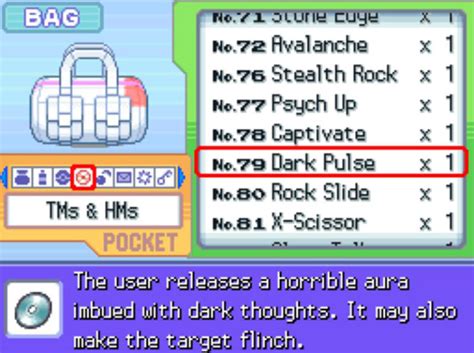 How To Get TM79 Dark Pulse in Pokémon Platinum - Guide Strats