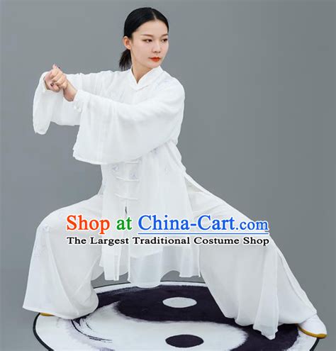 Chinese Traditional Tai Chi Training Costumes Martial Arts Performance