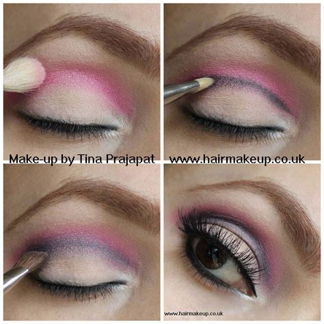 Step By Step Smokey Pink Cut Crease Eyeshadow Tutorial Tina Prajapat