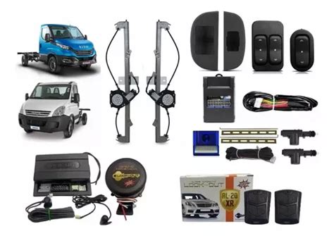 Kit De Vidro Eletrico Iveco Daily Trava E Alarme