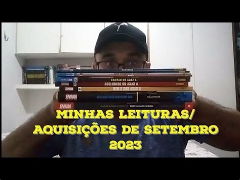 Minhas Leituras Aquisi Es De Setembro Youtube