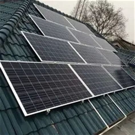 Custom Solar Panel Roof Tiles Photovoltaic Solar Racking System Solar