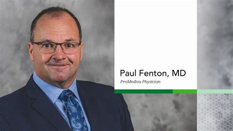 Promedica Physicians Paul Fenton Md Youtube