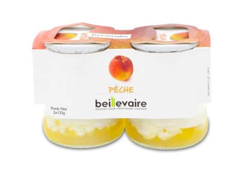 Yaourt Aux Fruits P Che Beillevaire X G La Belle Vie