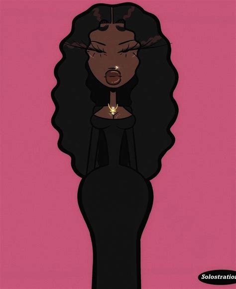 Pinterest Drawings Of Black Girls Girls Cartoon Art Black Art Painting