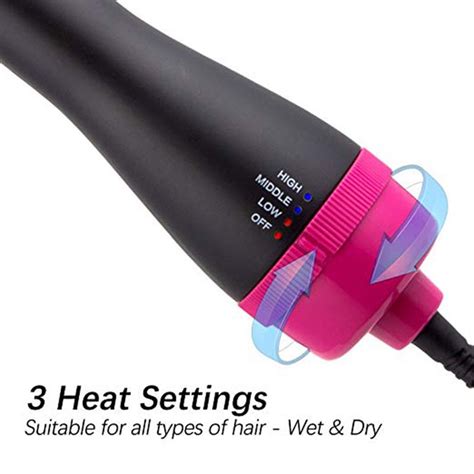 Buy One Step Hair Dryer And Volumizer With Hot Air Brush Dry Dual Use Frizz Free High Middle