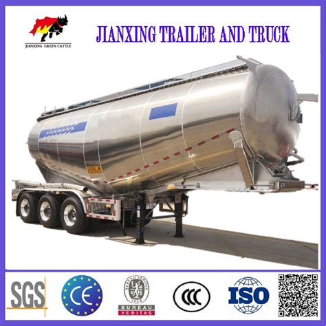 Triple Axles 40000 42000 45000 Liters Cimc Fuel Tank Oil Transport Bulk Cement Tanker Low Bed