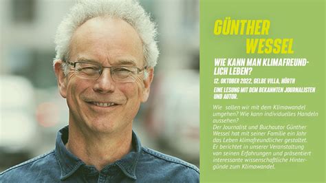 Grünes Forum Lesung mit dem bekannten Journalisten und Autor Günther