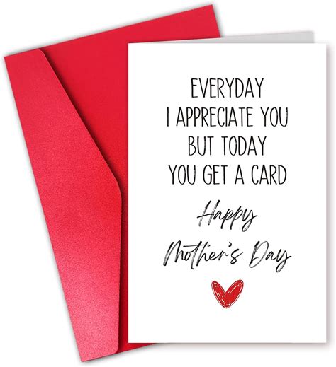 Cgbrspacex Cute Mothers Day Card Funny Mothers Day Card