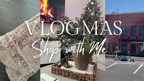 VLOGMAS UNBOXING HOME DECOR SHOP WITH ME HOMEGOODS HOMESENSE