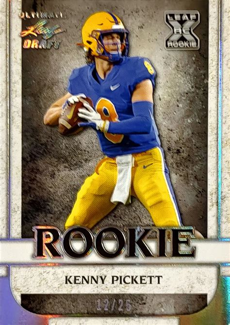 Nfl Leaf 2022 Ultimate Draft Football Single Card 1225 Kenny Pickett 15