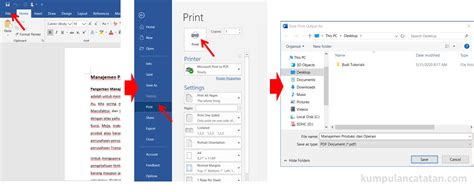 Cara Mengubah File Word menjadi PDF (Konversi Word ke PDF)