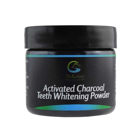 Activated Charcoal Teeth Whitening Powder Mckenzie Green