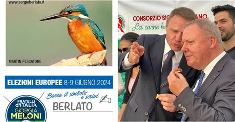 Sergio Berlato foto di specie protette sui santini elettorali così il