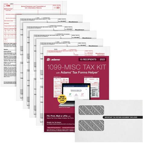 TOPS 1099 MISC Online Tax Kit Tax Forms TOPS Products