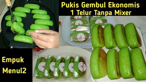 Resep Kue Pukis Gembul Ekonomis Telur Tanpa Mixer Menul Kokoh