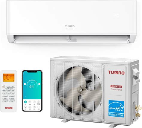 Turbro 18000 Btu Wi Fi Connected Ductless Mini Split Air Conditioner