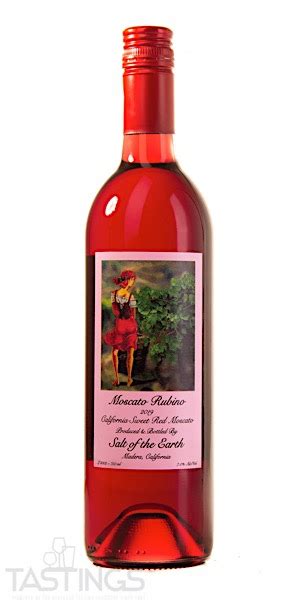 Salt of the Earth 2019 Rubino Red Moscato California USA Wine Review | Tastings