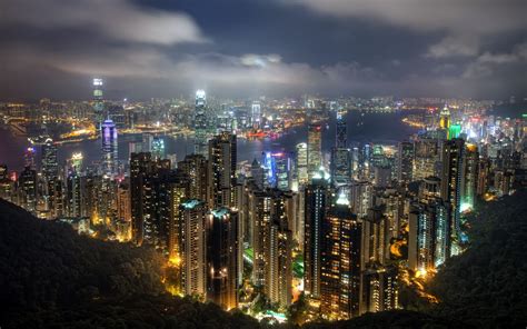 Beautiful Hong Kong Night Sky Wallpapers X