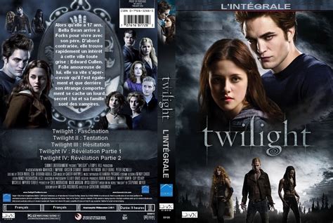 Jaquette Dvd De Twilight Lintégrale Custom Cinéma Passion