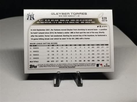 Topps Series Gleyber Torres Silver Rainbow Foil Ebay