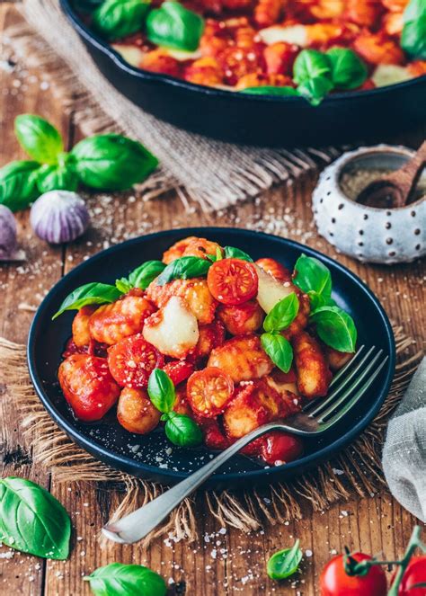 Gnocchi Bake With Tomato And Vegan Mozzarella Bianca Zapatka Recipes