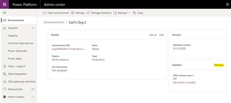 How To Update Dynamics 365 To 2020 Release Wave 1 Carl De Souza