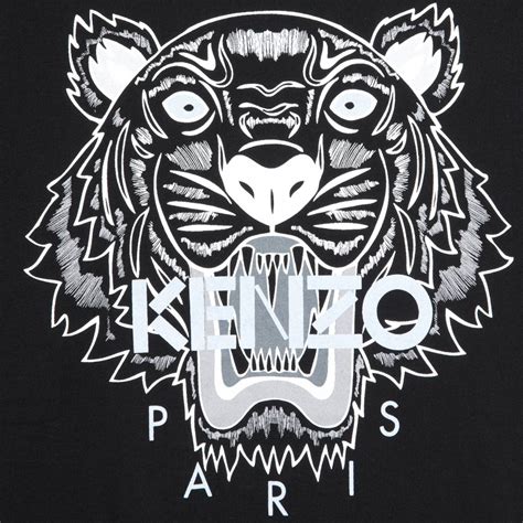 Kenzo Tiger T Shirt In Black For Men Lyst