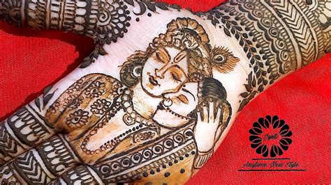 Radhe Krishna Kaise Banaye How To Draw Radha Krishna Using Mehndi