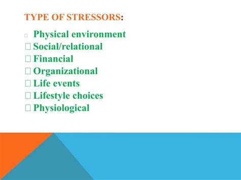 Stress Stressors And Adaptationppt Pptx