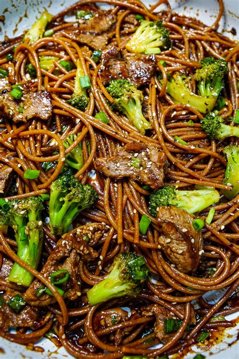 Beef And Broccoli Pasta Noodles Nomadette