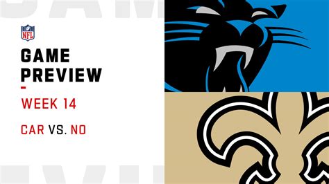 Nfl Week Saints Vs Panthers Video Preview