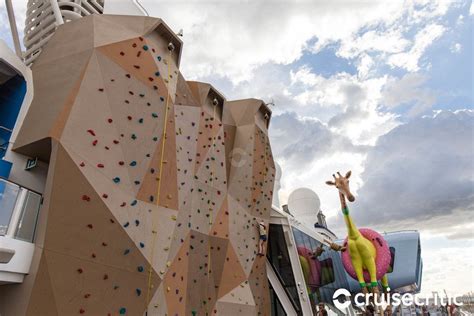 Rock Climbing Wall On Anthem Of The Seas Rock Climbing Wall Rock Climbing Climbing Wall