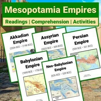 Mesopotamia Empires Akkadian Babylon Assyria Neo Babylon Persia